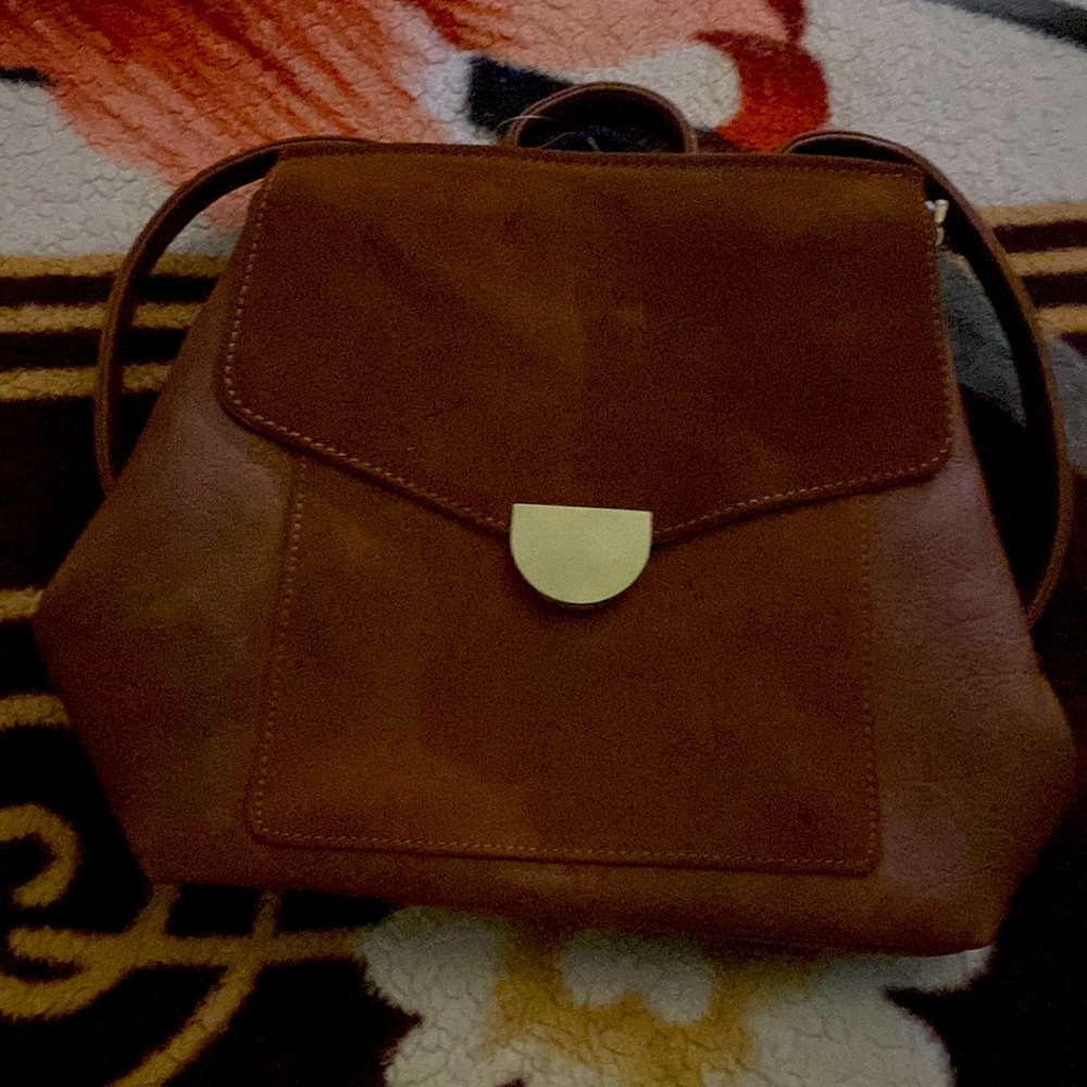 Moda Luxe heather suede convertible backpack